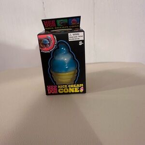 Nee Doh Nice Cream Cone - Blue and Yellow